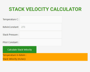 Stack Velocity Calculator for VVM1